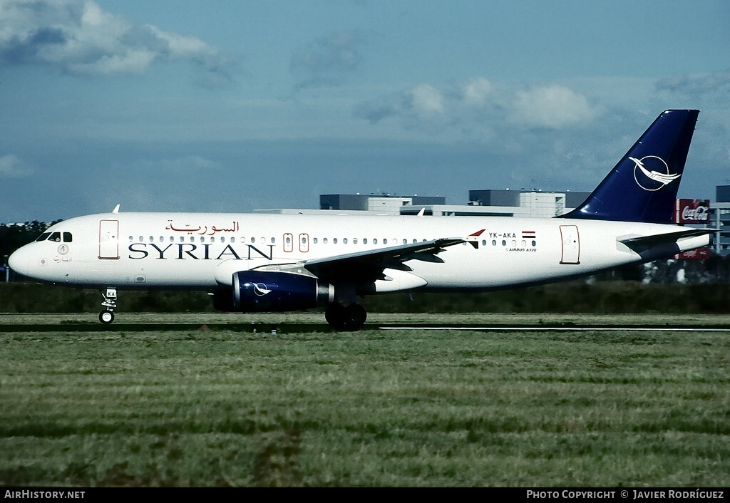 Aircraft Photo of YK-AKA | Airbus A320-232 | Syrian Air | AirHistory.net #632047