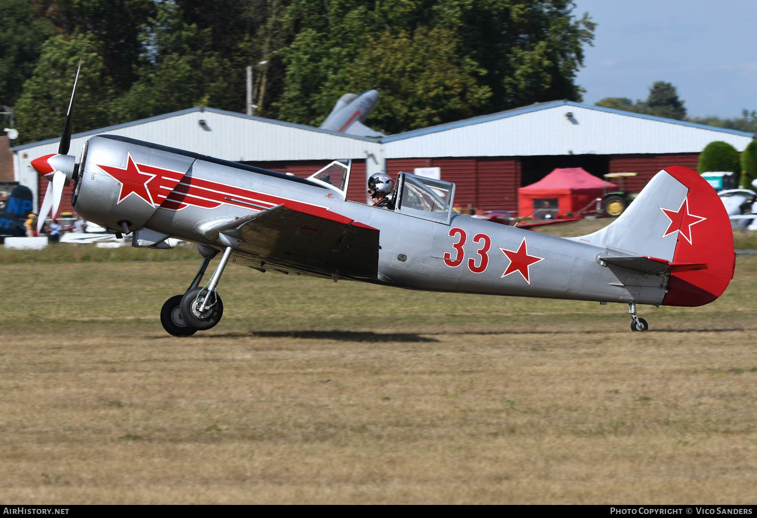 Aircraft Photo of G-YAKZ / 33 | Yakovlev Yak-50 | Soviet Union - Air Force | AirHistory.net #632116