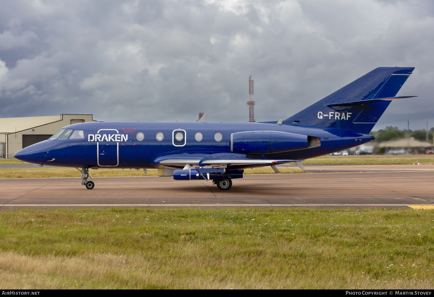 Aircraft Photo of G-FRAF | Dassault Falcon 20E | Draken Europe | AirHistory.net #632136