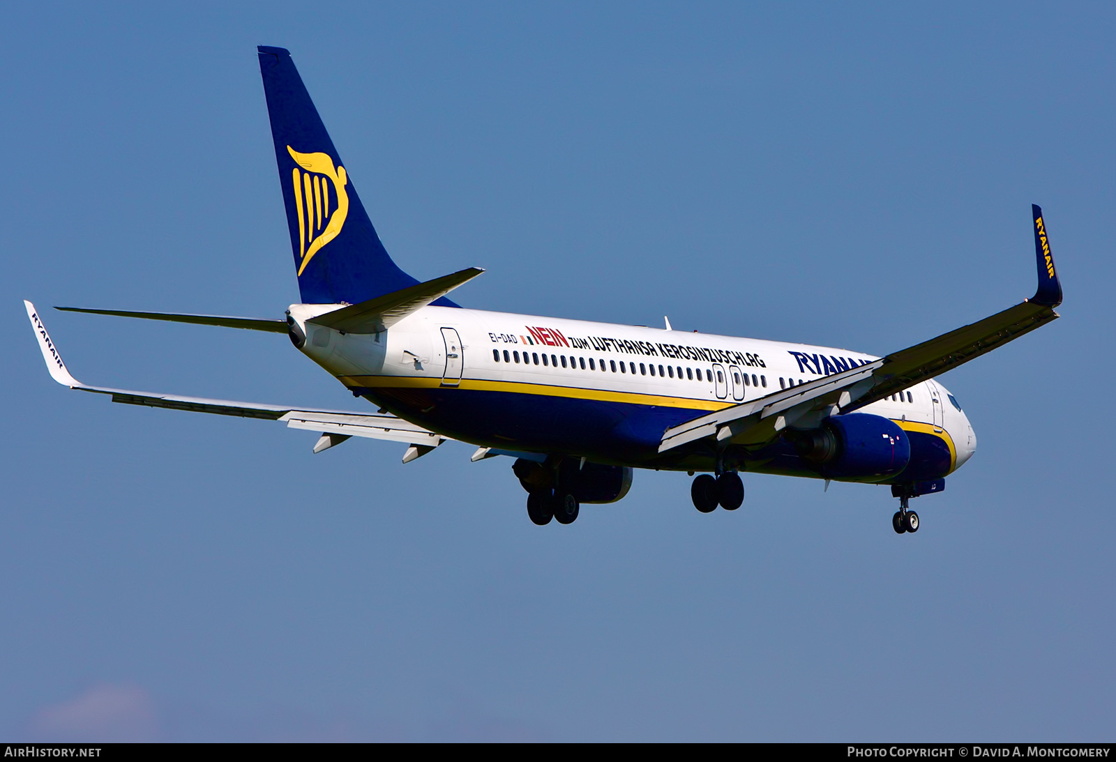 Aircraft Photo of EI-DAD | Boeing 737-8AS | Ryanair | AirHistory.net #632143