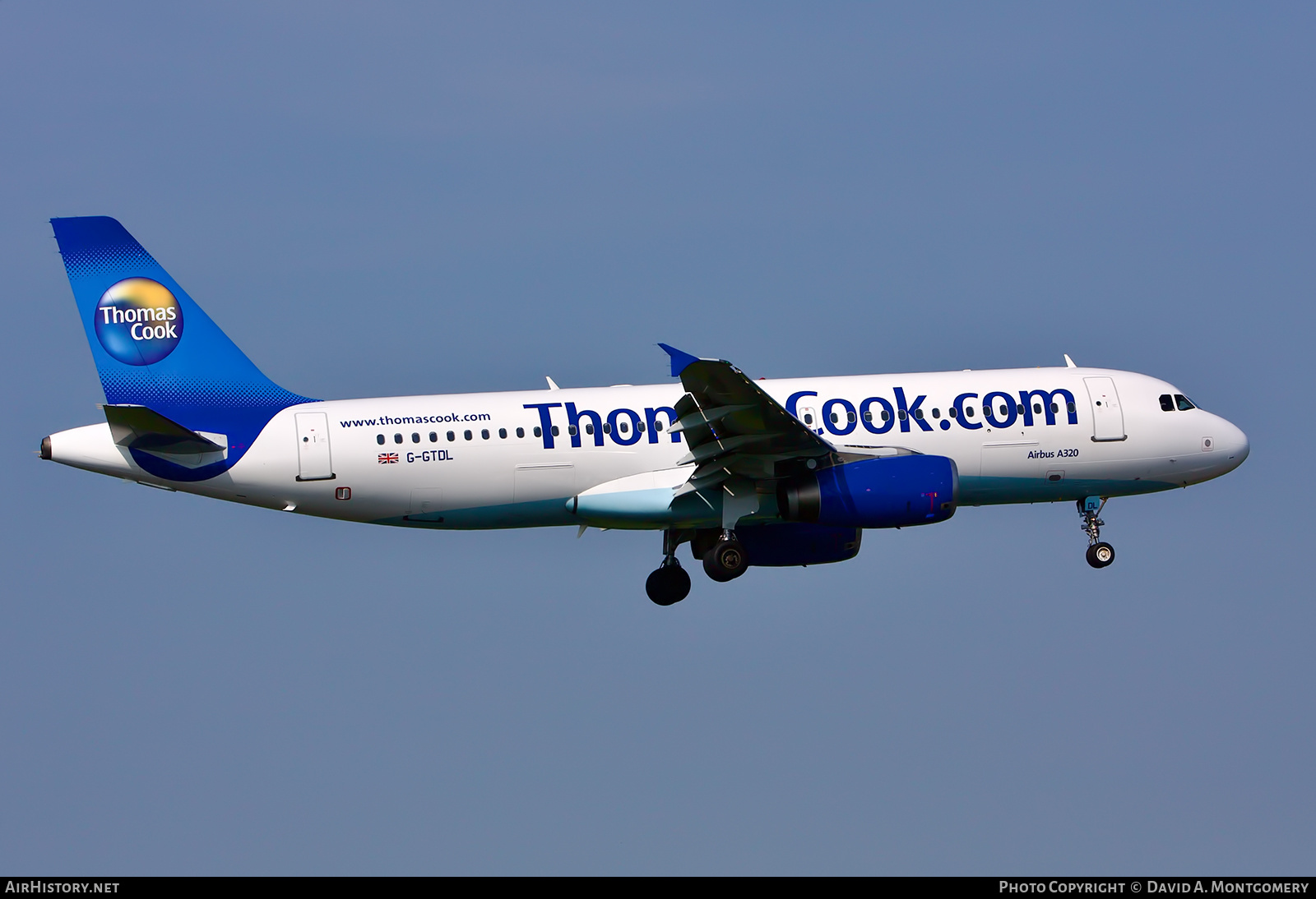 Aircraft Photo of G-GTDL | Airbus A320-231 | Thomas Cook Airlines | AirHistory.net #632149
