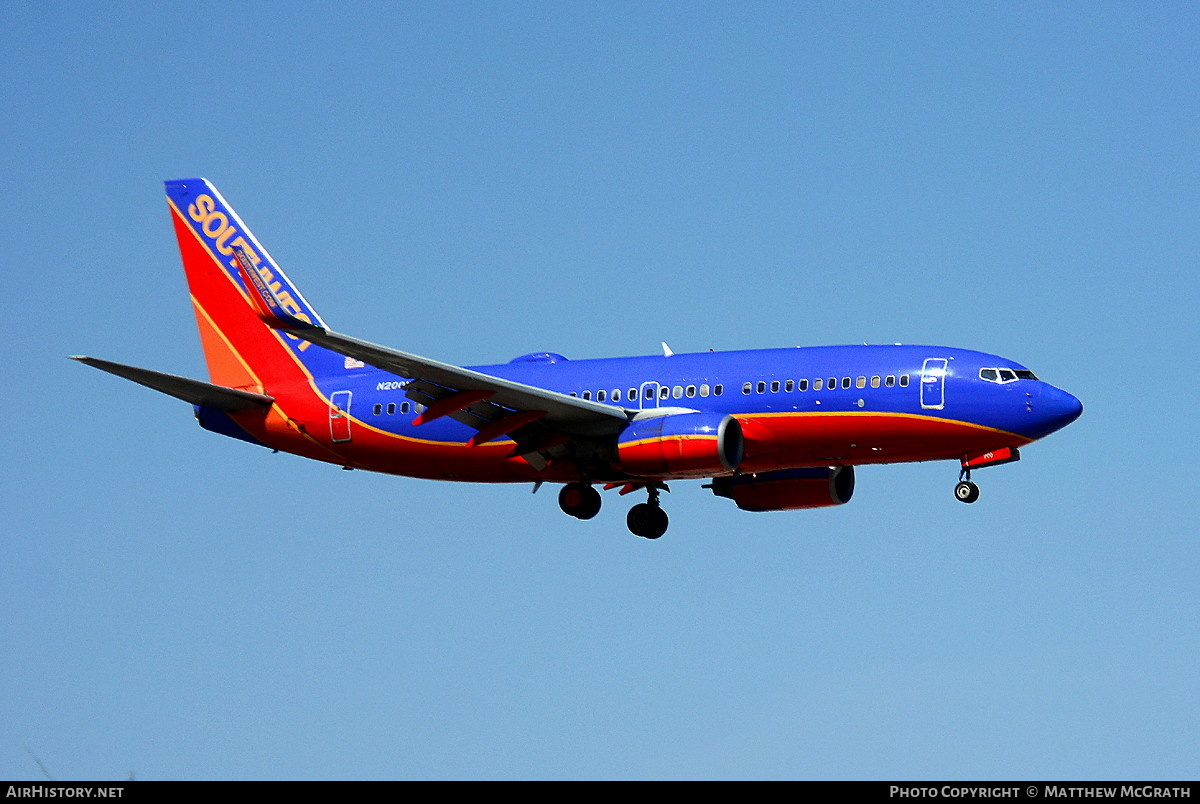 Aircraft Photo of N200WN | Boeing 737-7H4 | Southwest Airlines | AirHistory.net #632179