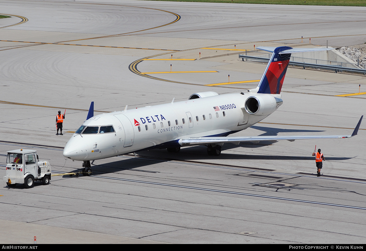 Aircraft Photo of N8505Q | Bombardier CRJ-200LR (CL-600-2B19) | Delta Connection | AirHistory.net #632215