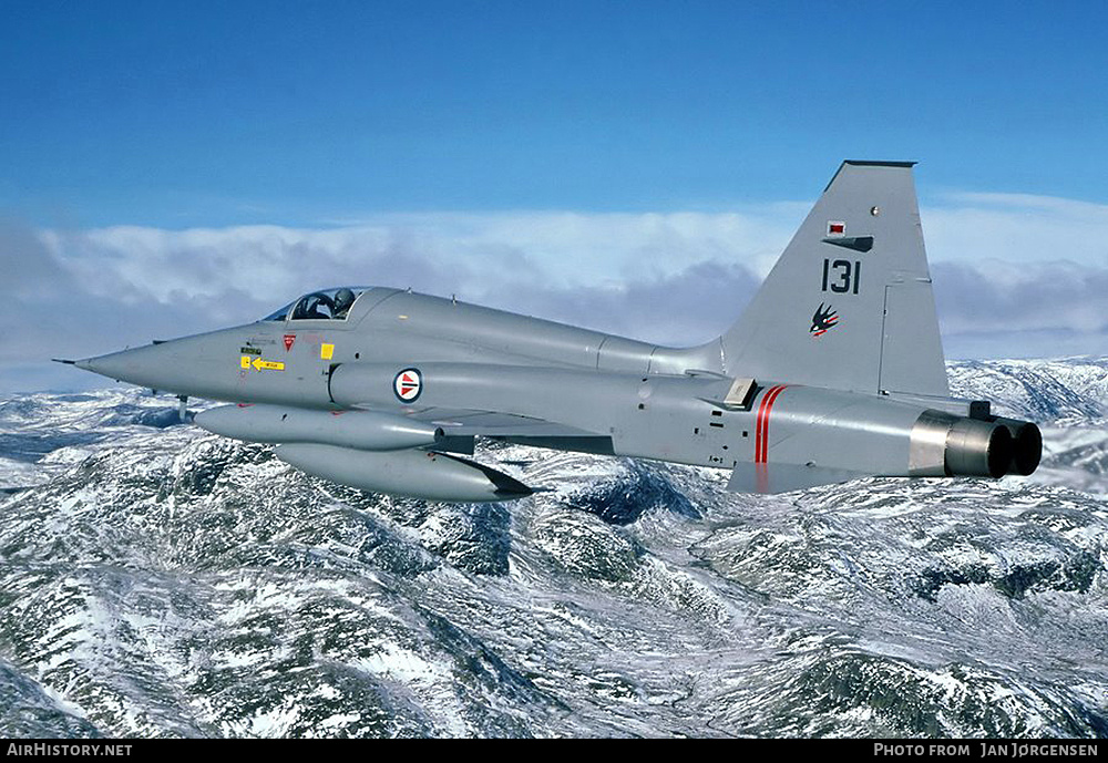 Aircraft Photo of 131 | Northrop F-5A Freedom Fighter | Norway - Air Force | AirHistory.net #632217