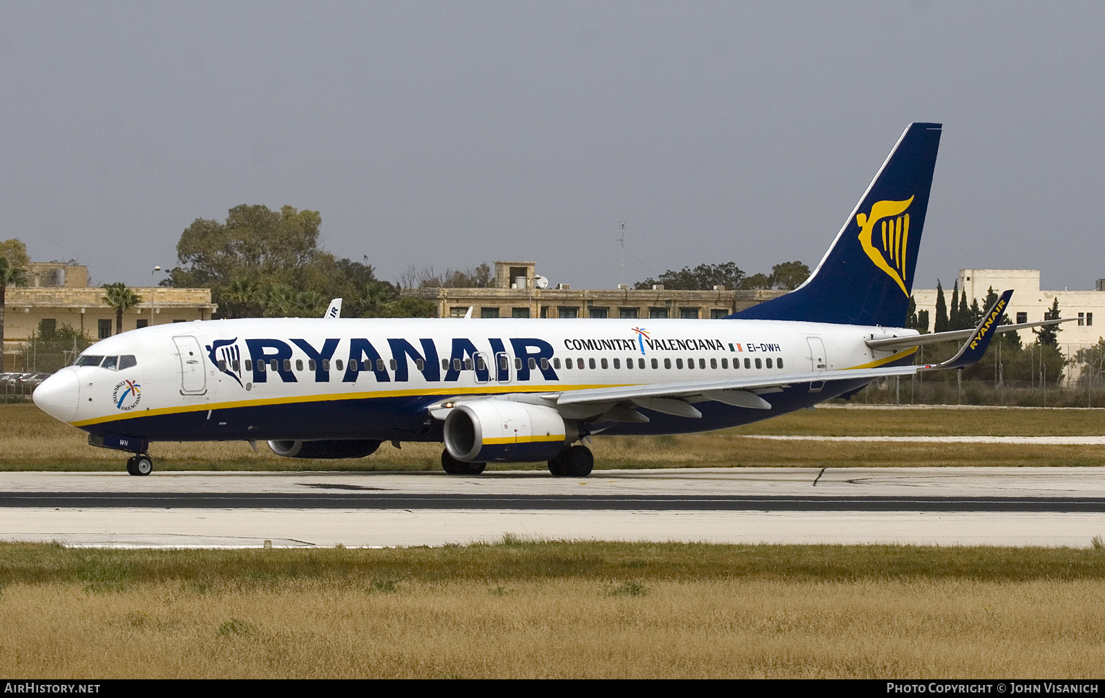 Aircraft Photo of EI-DWH | Boeing 737-8AS | Ryanair | AirHistory.net #632243