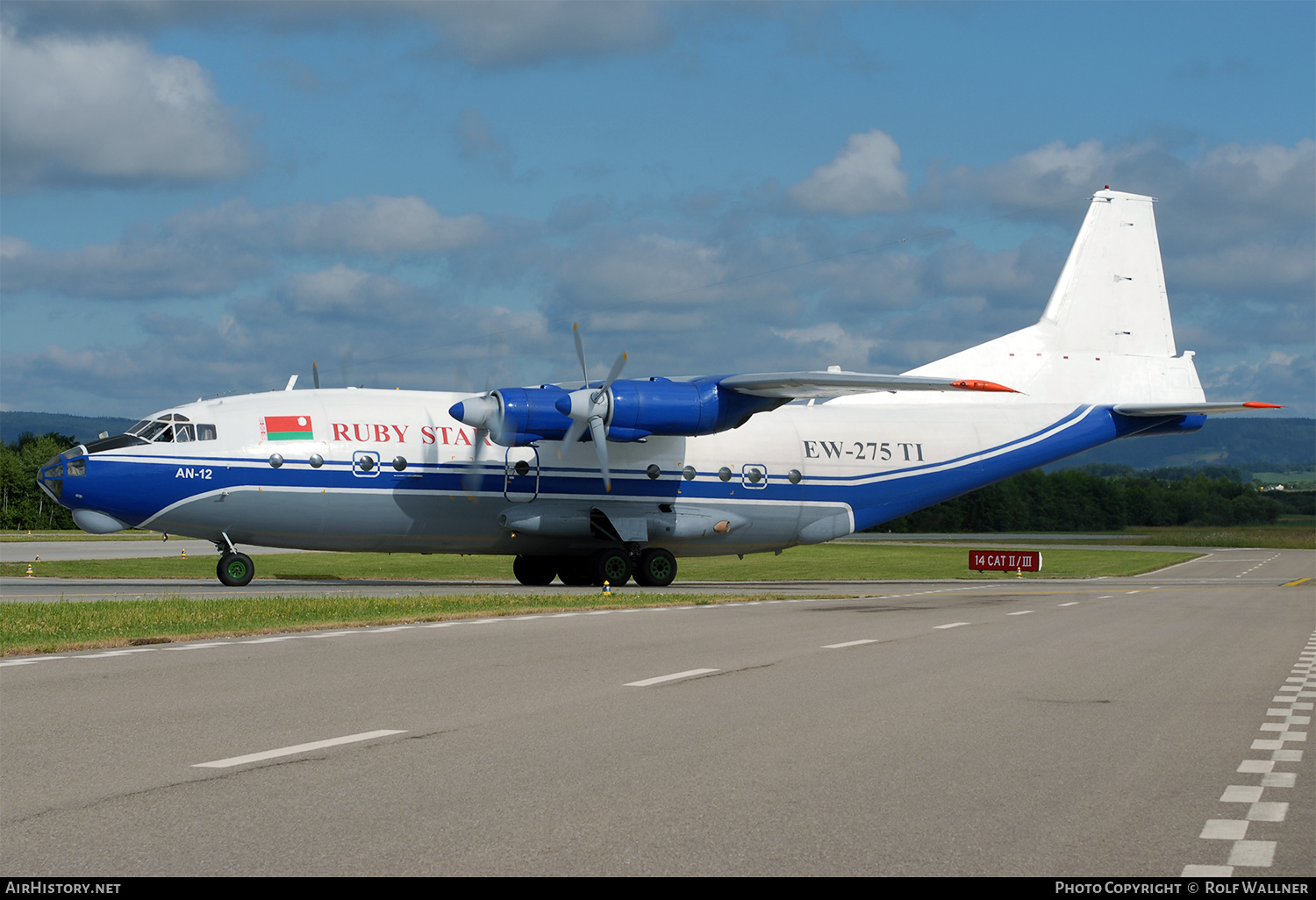 Aircraft Photo of EW-275TI | Antonov An-12BK | Ruby Star Airways | AirHistory.net #632267