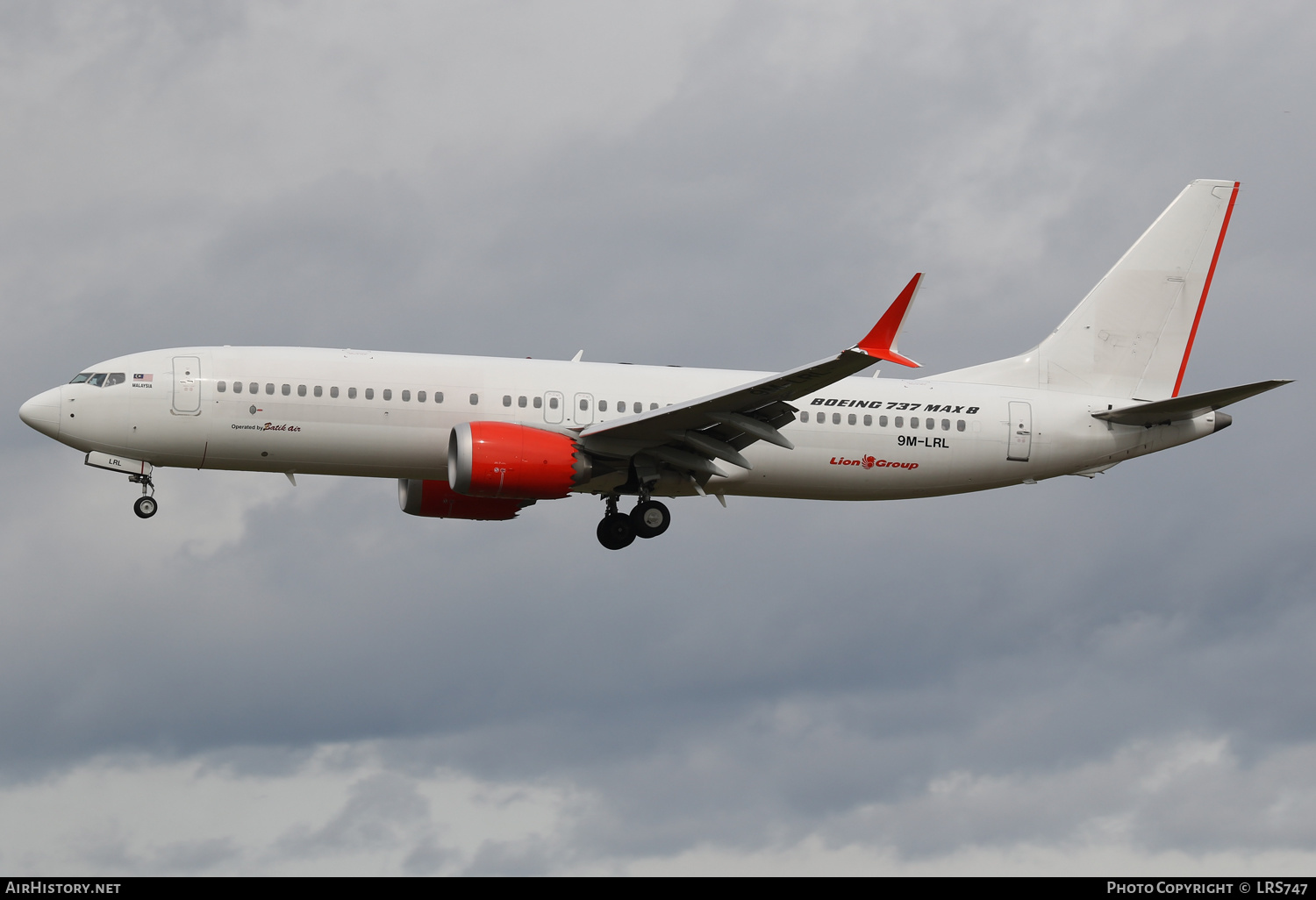 Aircraft Photo of 9M-LRL | Boeing 737-8 Max 8 | Batik Air Malaysia | AirHistory.net #632278