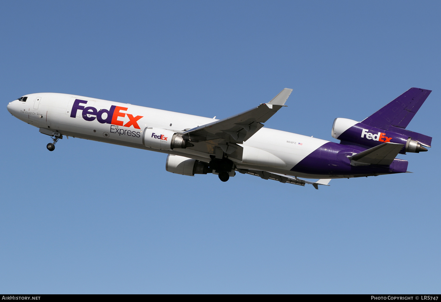 Aircraft Photo of N618FE | McDonnell Douglas MD-11F | FedEx Express | AirHistory.net #632286
