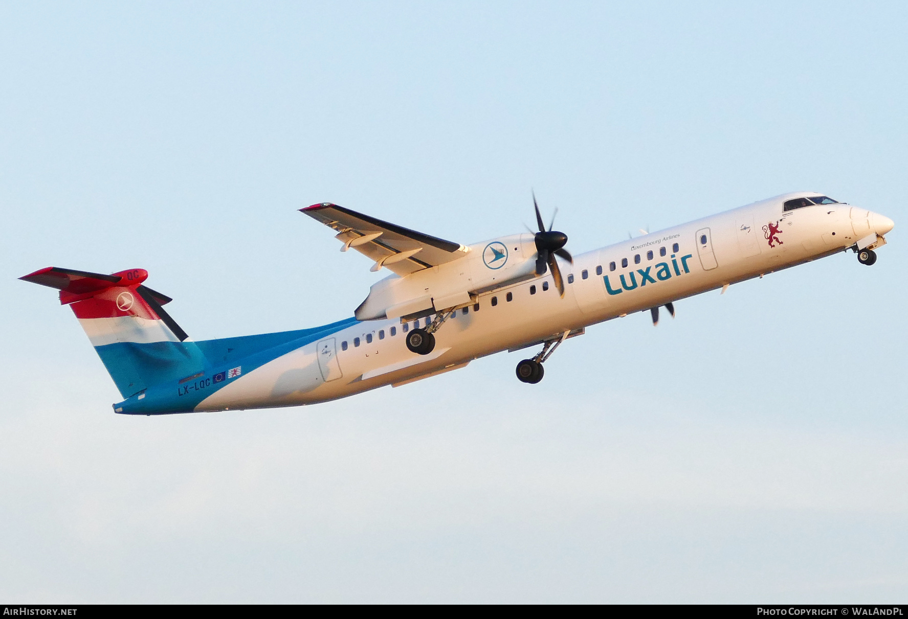Aircraft Photo of LX-LQC | Bombardier DHC-8-402 Dash 8 | Luxair | AirHistory.net #632330