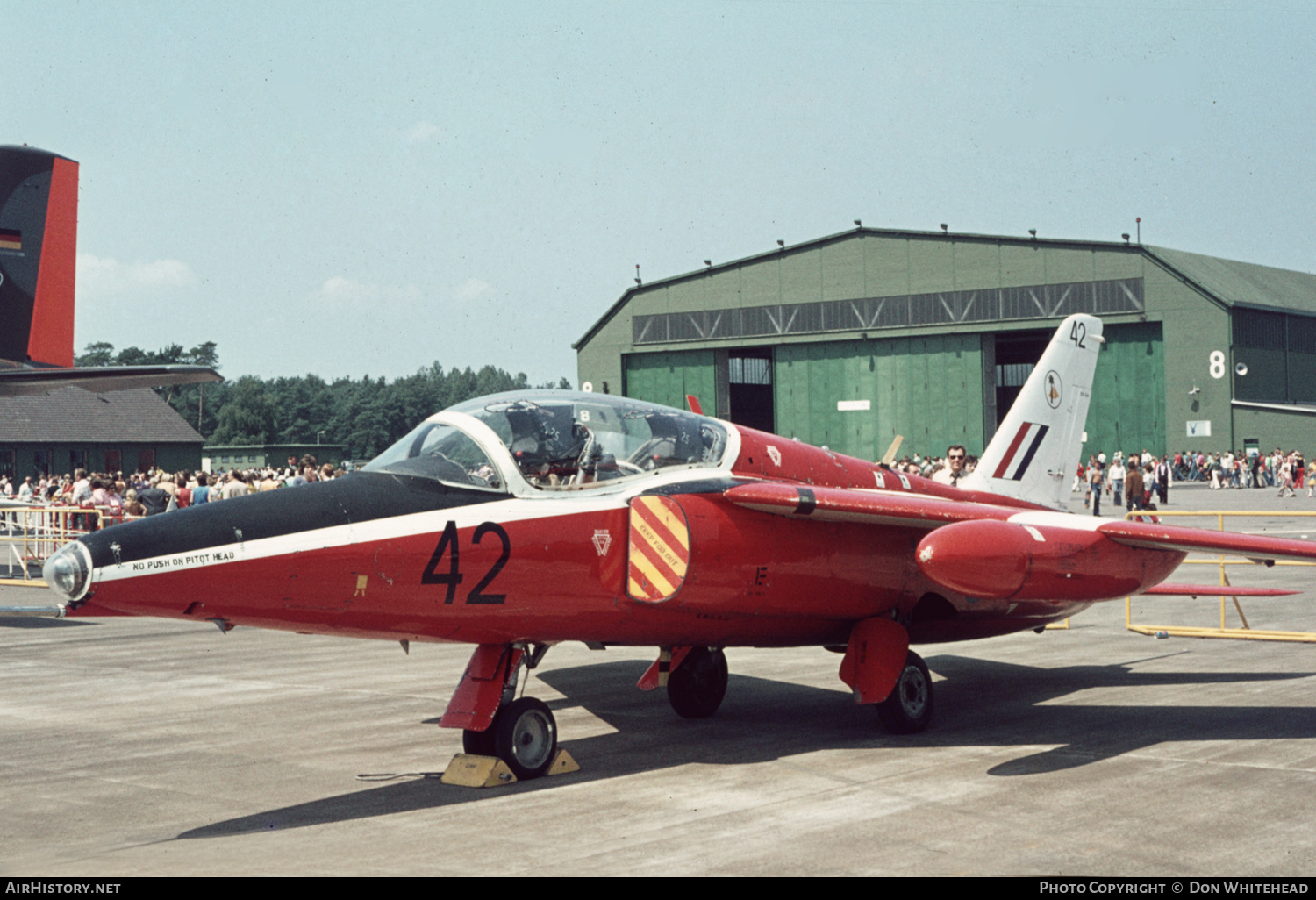 Aircraft Photo of XP542 | Folland Fo.144 Gnat T.1 | UK - Air Force | AirHistory.net #632387