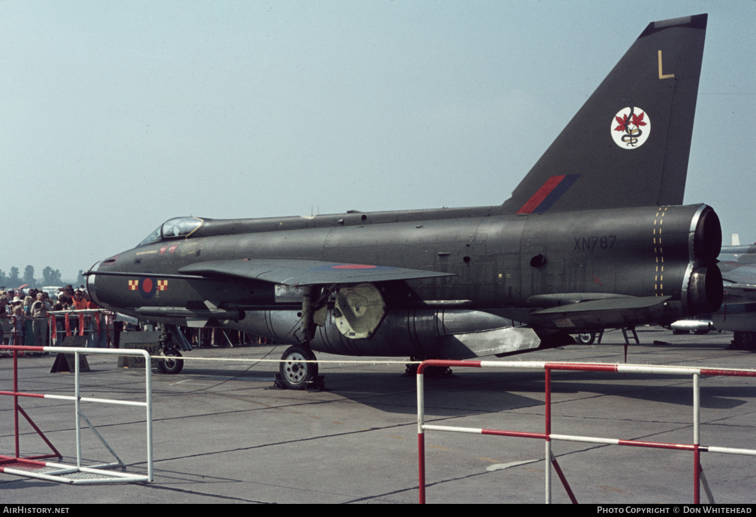 Aircraft Photo of XN787 | English Electric Lightning F2A | UK - Air Force | AirHistory.net #632389