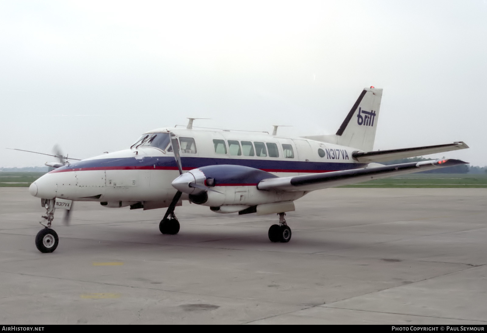 Aircraft Photo of N317VA | Beech 99 | Britt Airways | AirHistory.net #632403