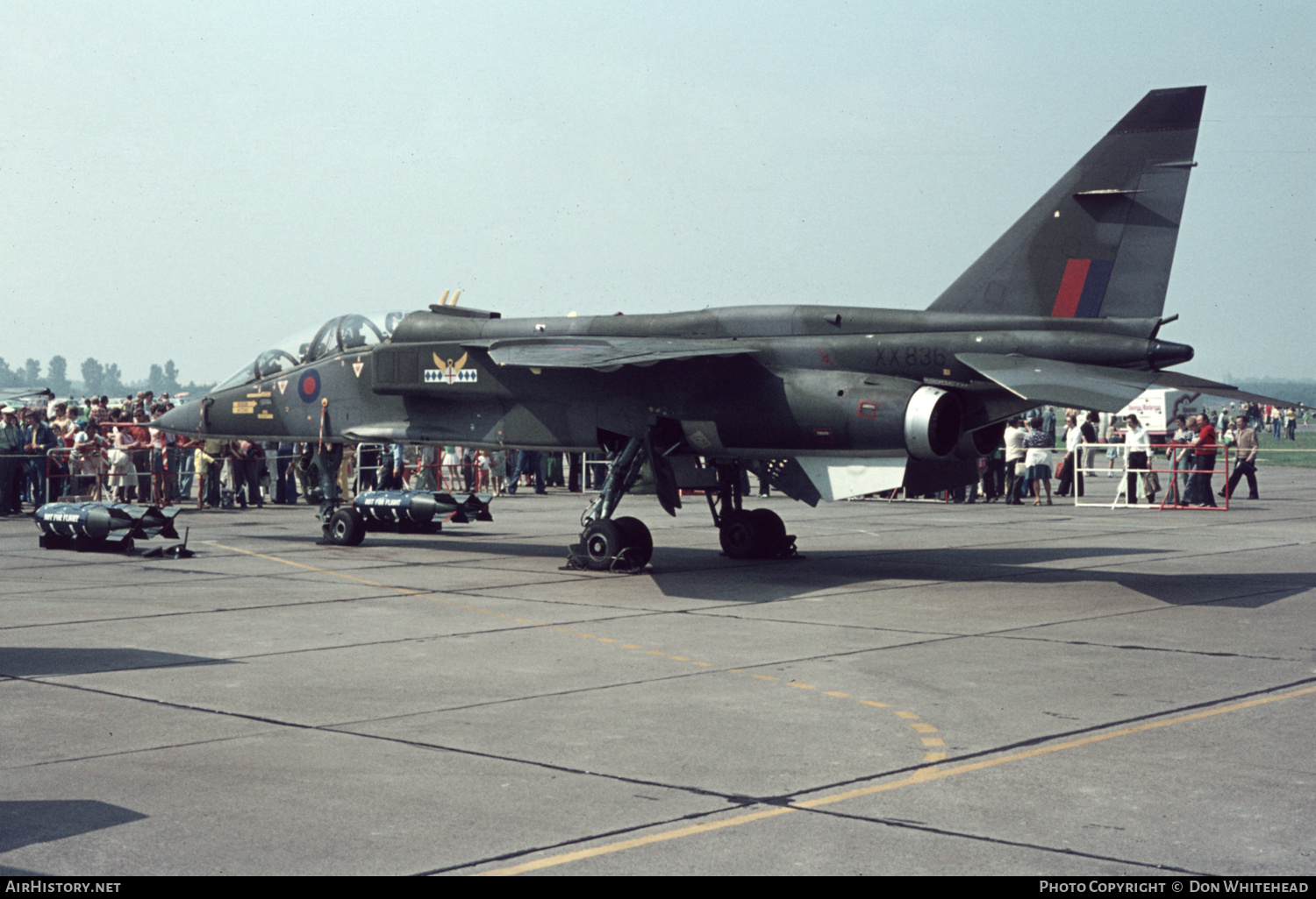 Aircraft Photo of XX836 | Sepecat Jaguar T2 | UK - Air Force | AirHistory.net #632413