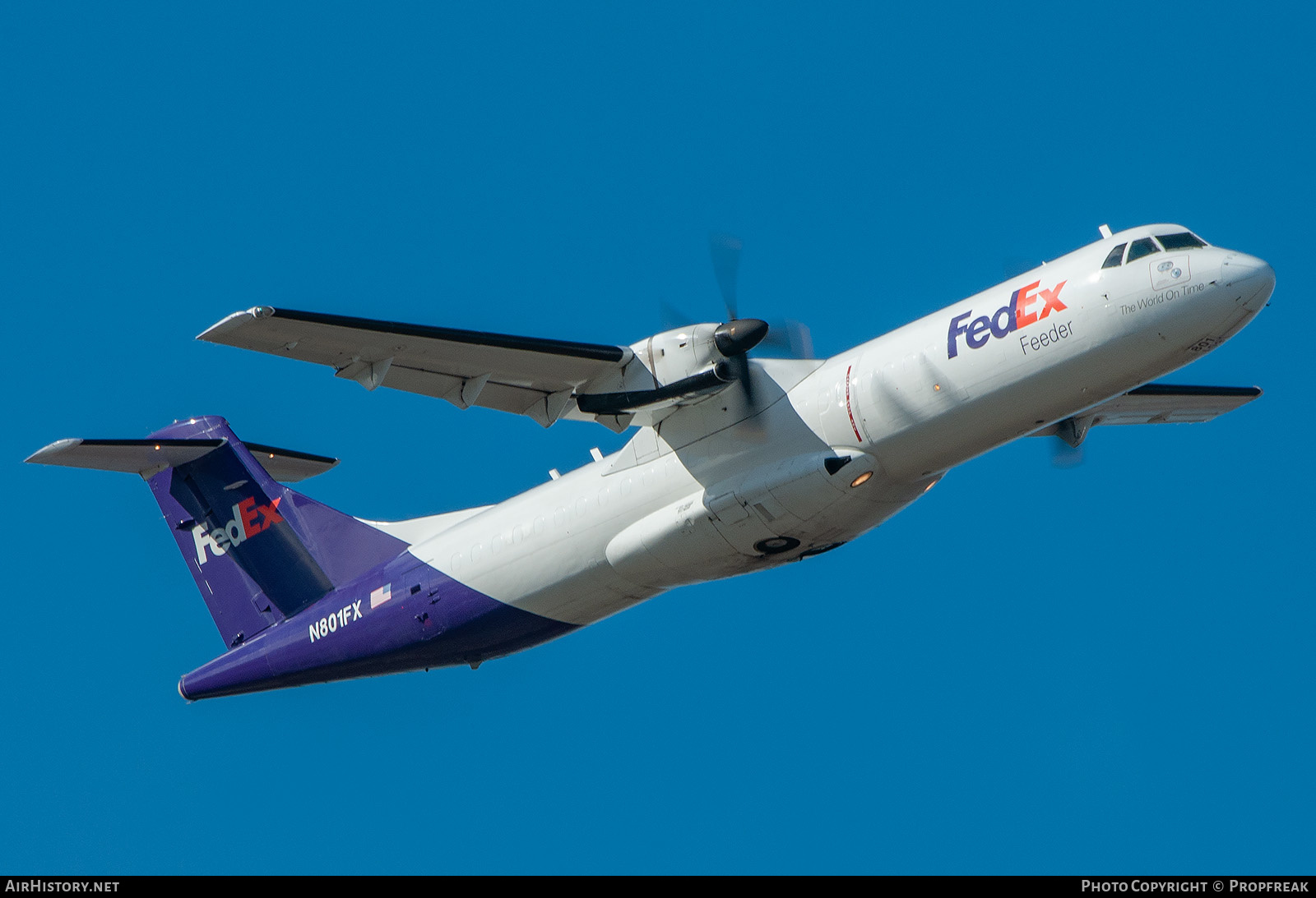 Aircraft Photo of N801FX | ATR ATR-72-212/F | FedEx Feeder | AirHistory.net #632433
