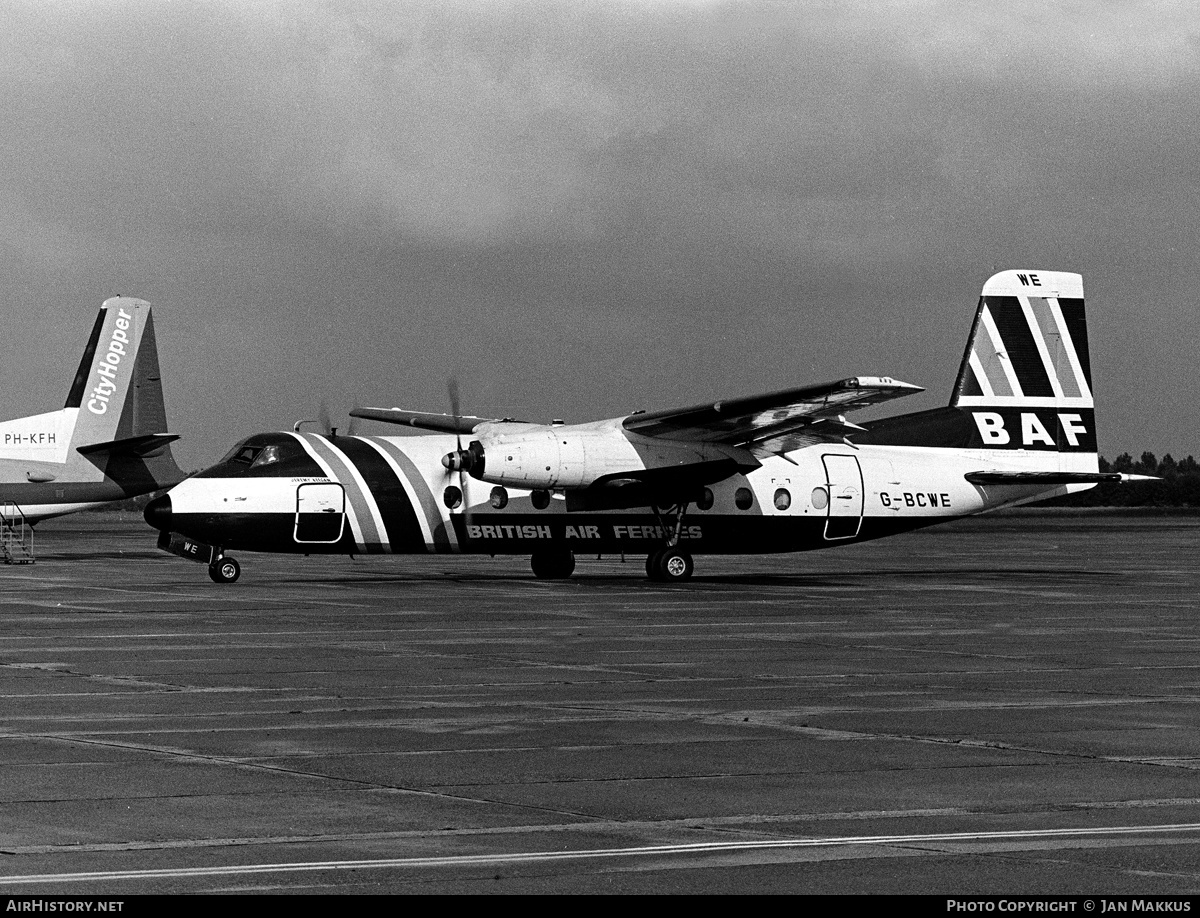 Aircraft Photo of G-BCWE | Handley Page HPR-7 Herald 206 | British Air Ferries - BAF | AirHistory.net #632448