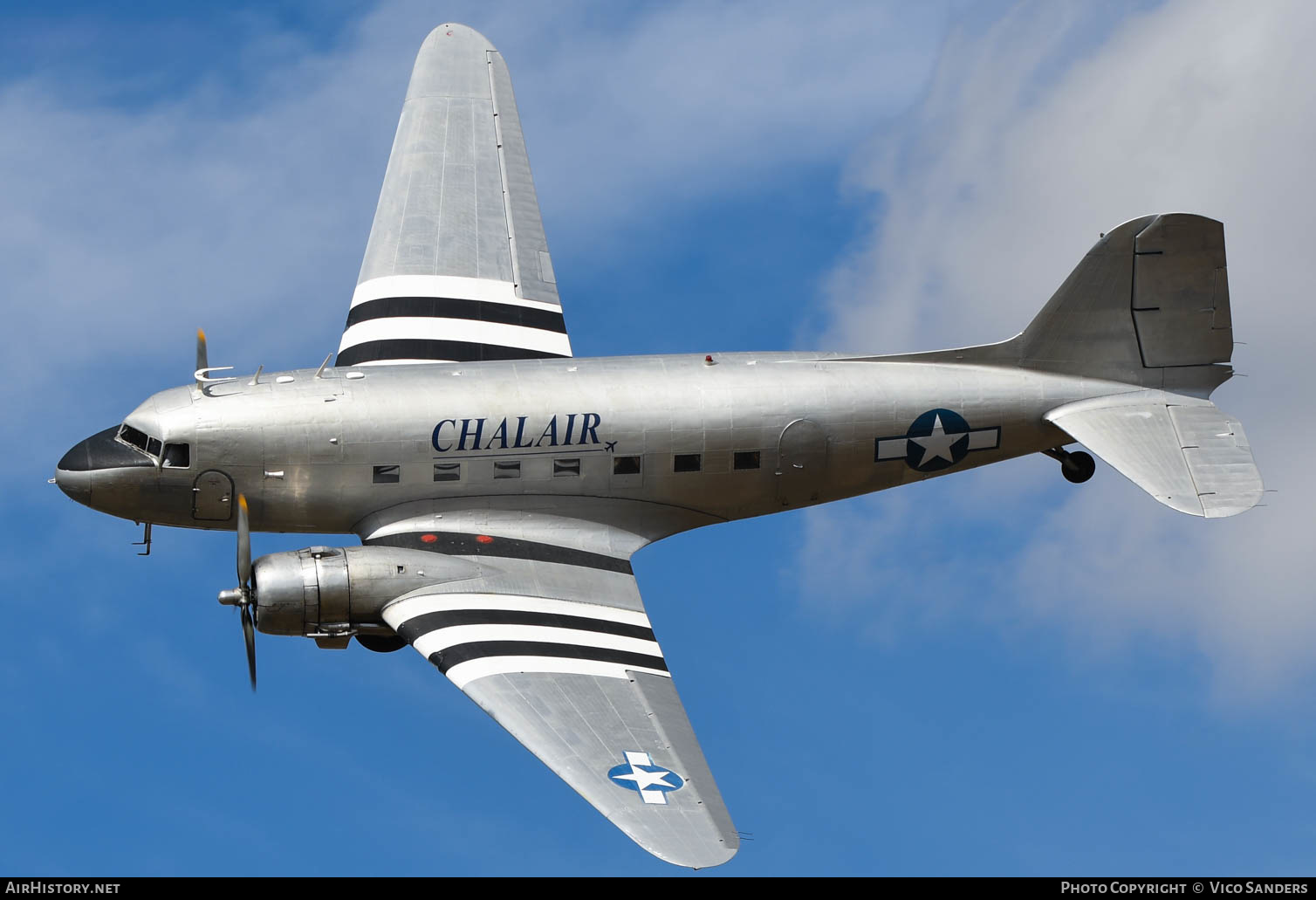 Aircraft Photo of F-AZOX | Douglas DC-3(C) | Chalair Aviation | USA - Air Force | AirHistory.net #632455