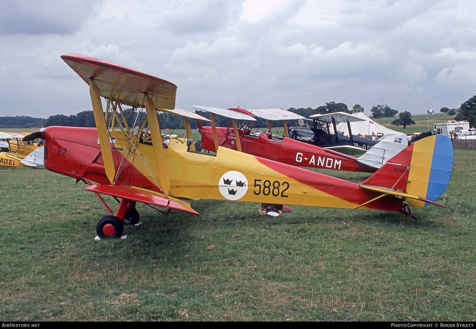 Aircraft Photo of N85882 | De Havilland D.H. 82A Tiger Moth II | Sweden - Air Force | AirHistory.net #632487