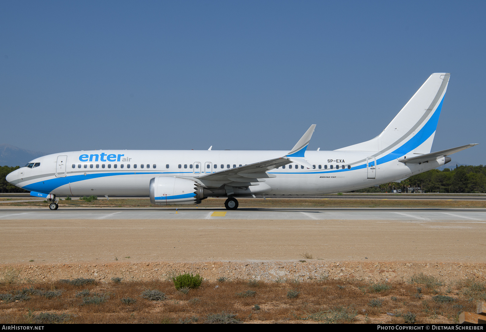 Aircraft Photo of SP-EXA | Boeing 737-8 Max 8 | Enter Air | AirHistory.net #632488