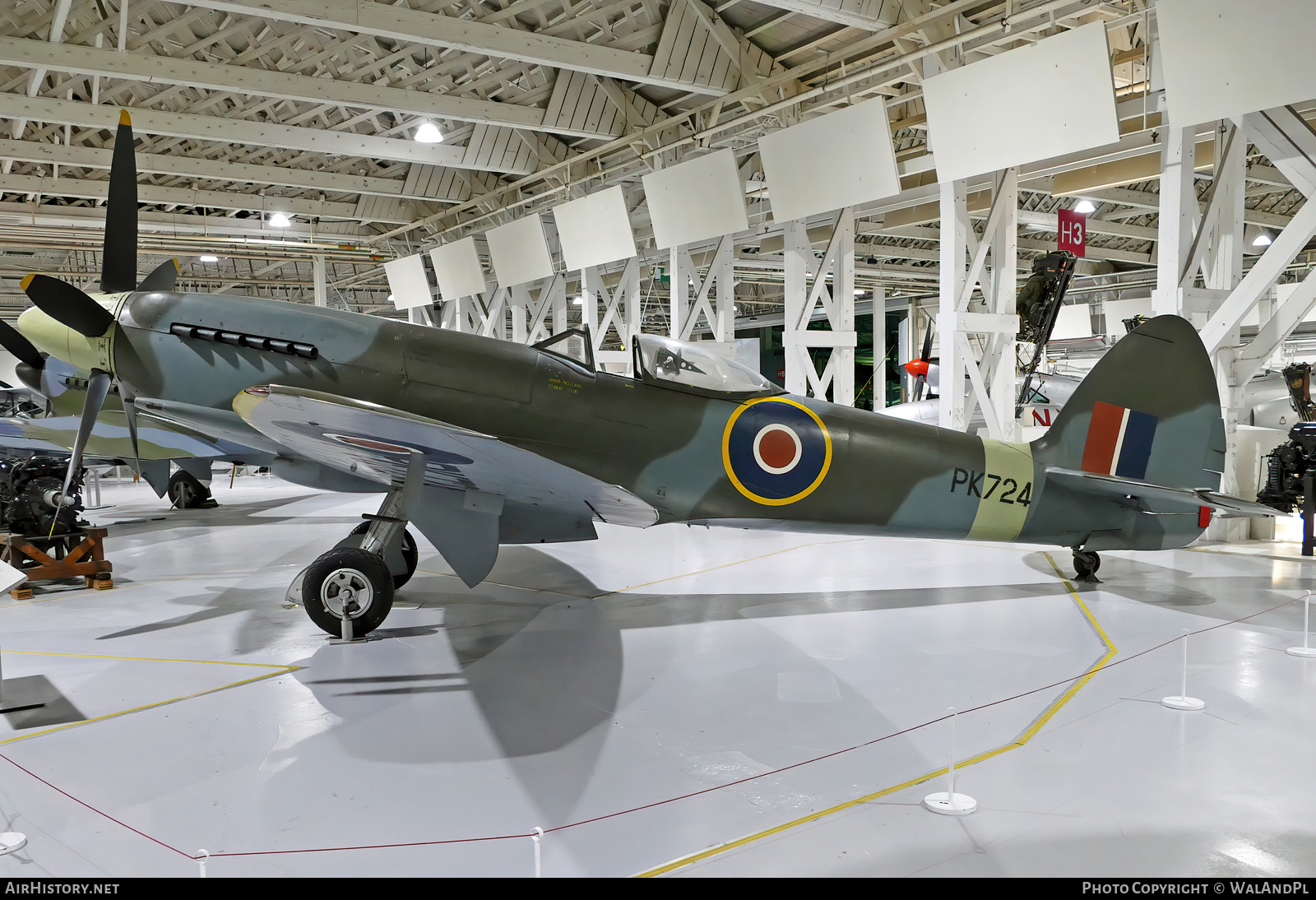 Aircraft Photo of PK724 | Supermarine 356 Spitfire F24 | UK - Air Force | AirHistory.net #632531