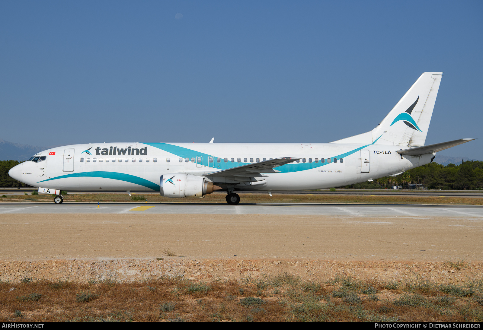 Aircraft Photo of TC-TLA | Boeing 737-4Q8 | Tailwind Airlines | AirHistory.net #632533