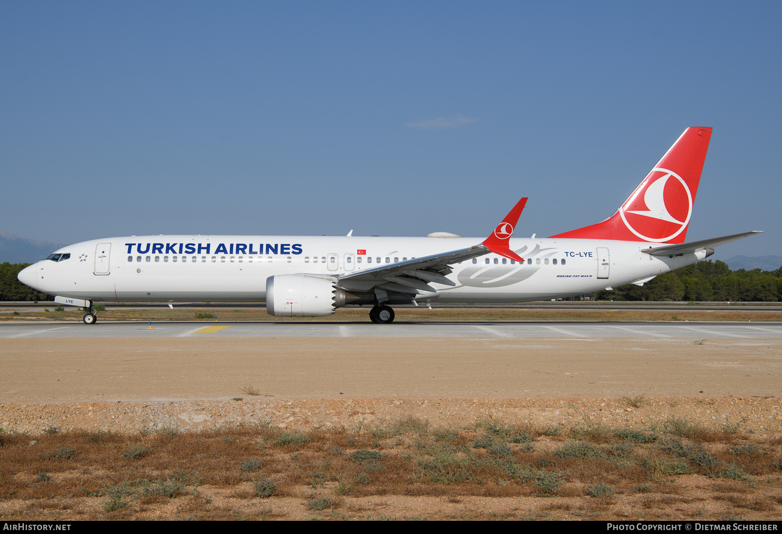 Aircraft Photo of TC-LYE | Boeing 737-9 Max 9 | Turkish Airlines | AirHistory.net #632537