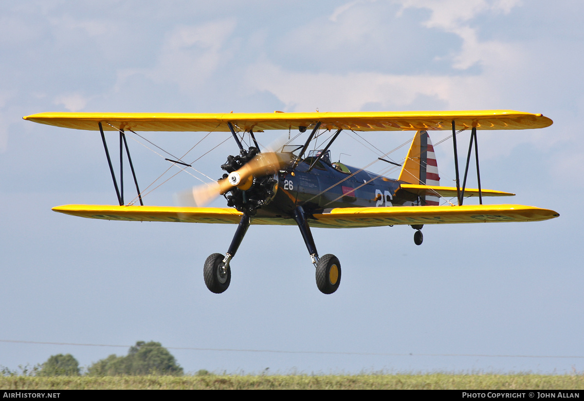 Aircraft Photo of G-BAVO | Boeing PT-17 Kaydet (A75N1) | AirHistory.net #632571