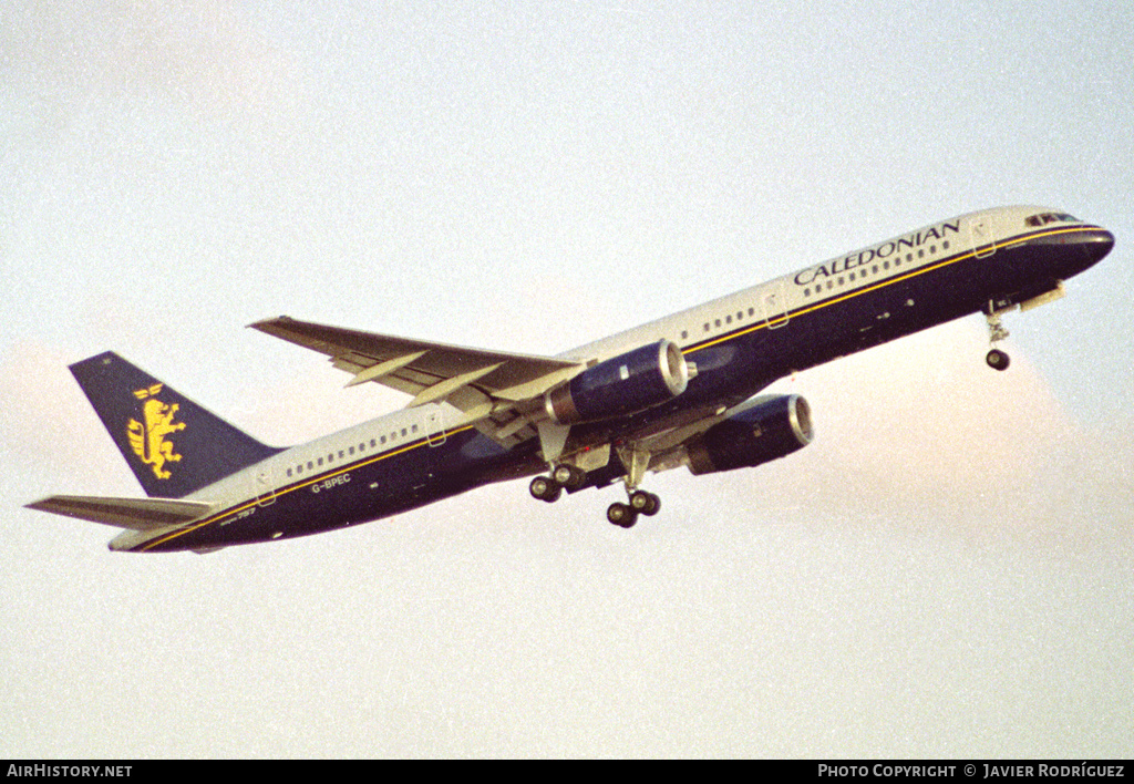 Aircraft Photo of G-BPEC | Boeing 757-236 | Caledonian Airways | AirHistory.net #632576