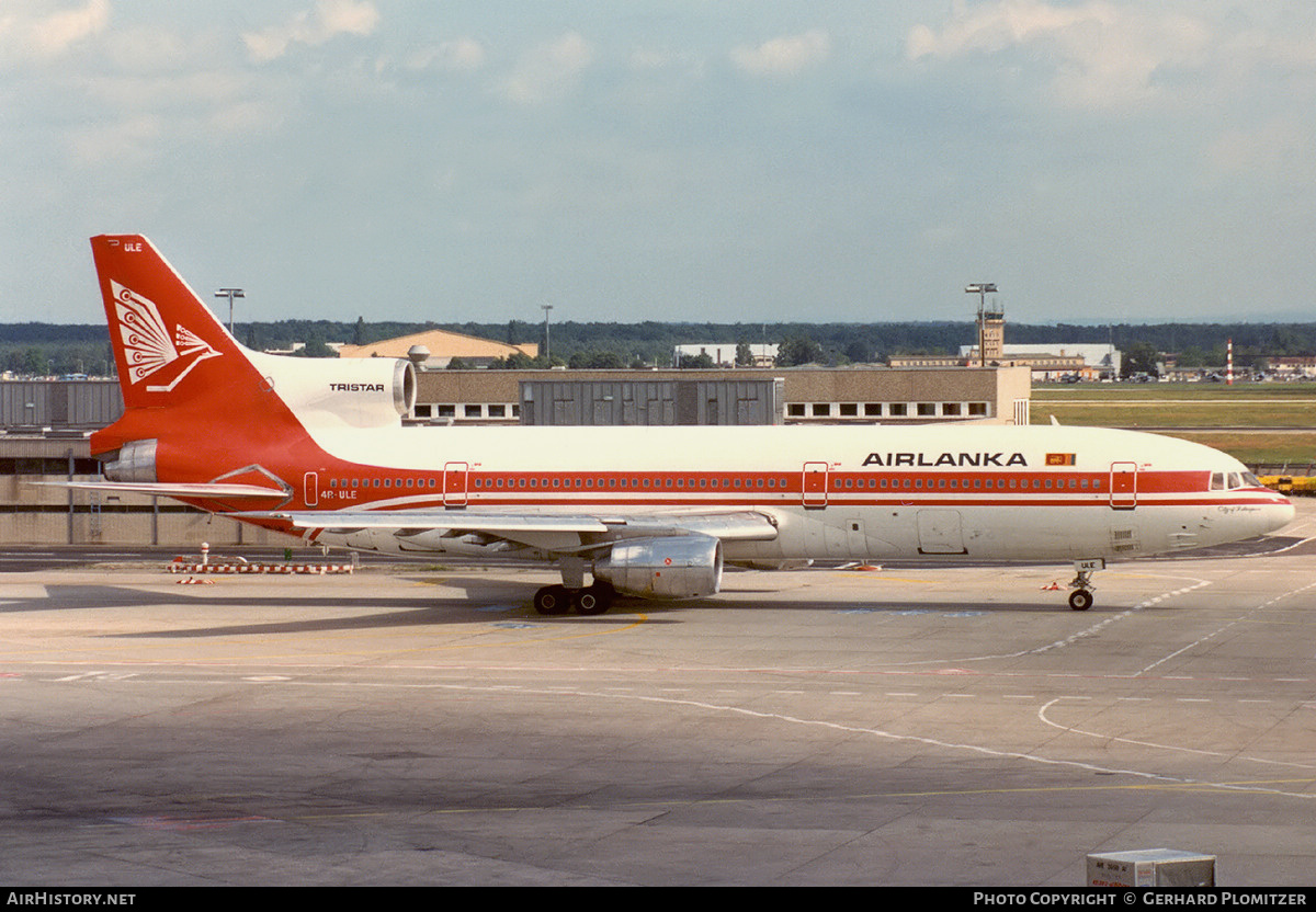 Aircraft Photo of 4R-ULE | Lockheed L-1011-385-1 TriStar 50 | AirLanka | AirHistory.net #632583