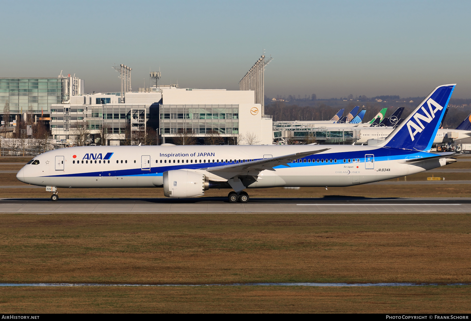 Aircraft Photo of JA934A | Boeing 787-9 Dreamliner | All Nippon Airways - ANA | AirHistory.net #632595