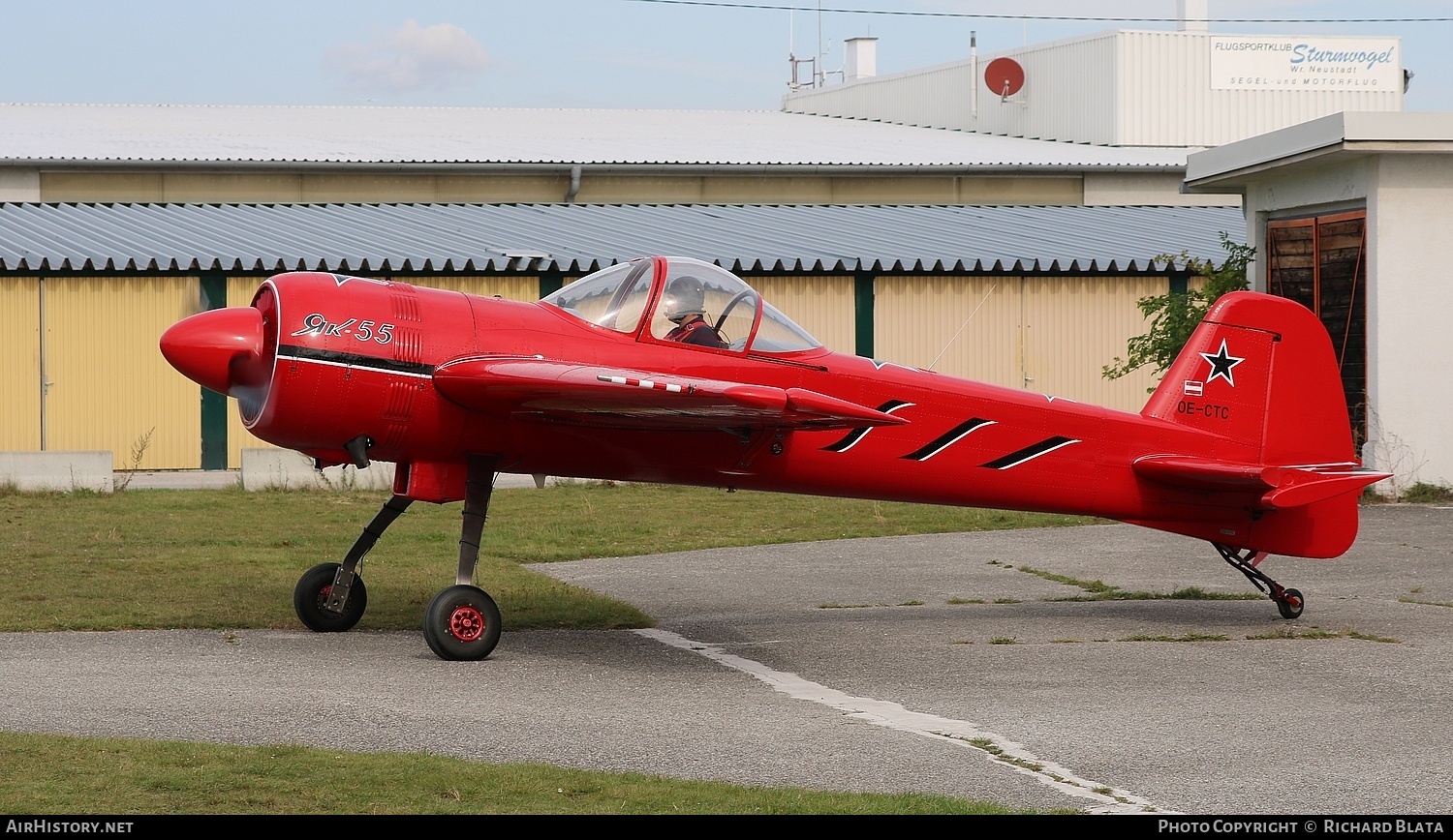 Aircraft Photo of OE-CTC | Yakovlev Yak-55 | AirHistory.net #632623