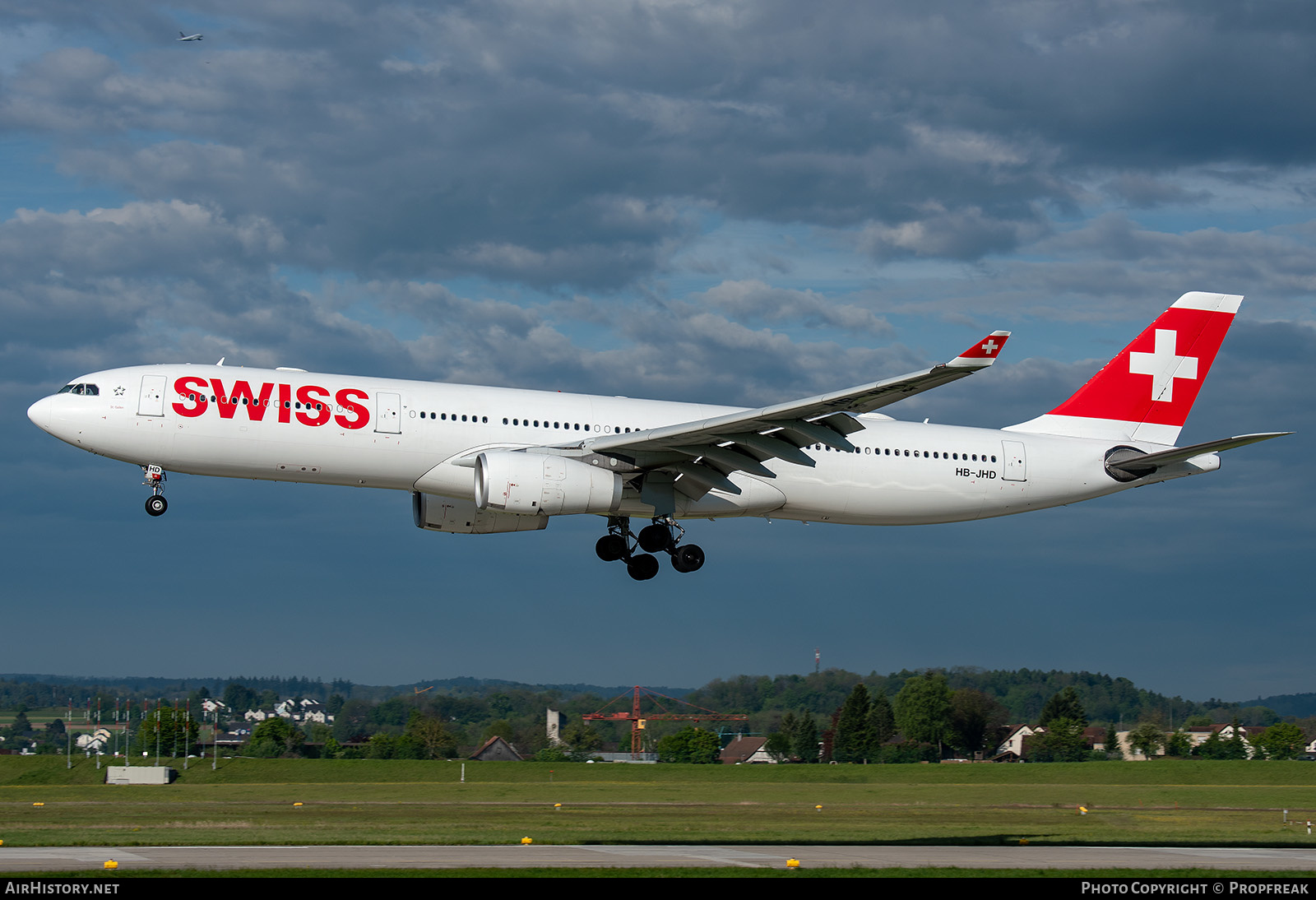 Aircraft Photo of HB-JHD | Airbus A330-343 | Swiss International Air Lines | AirHistory.net #632649
