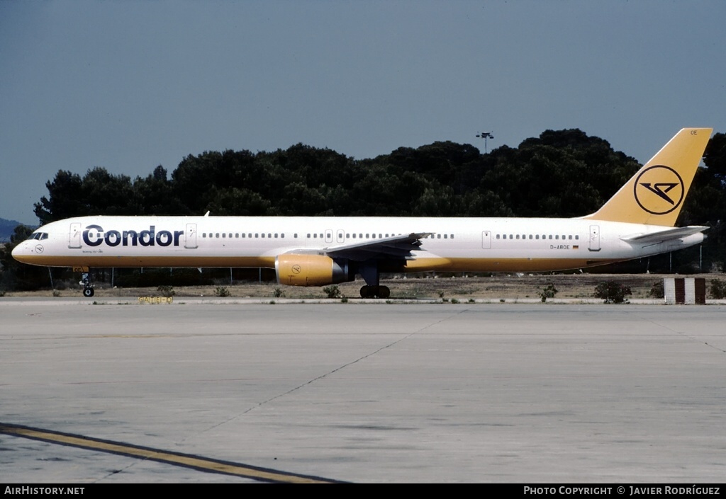 Aircraft Photo of D-ABOE | Boeing 757-330 | Condor Flugdienst | AirHistory.net #632660