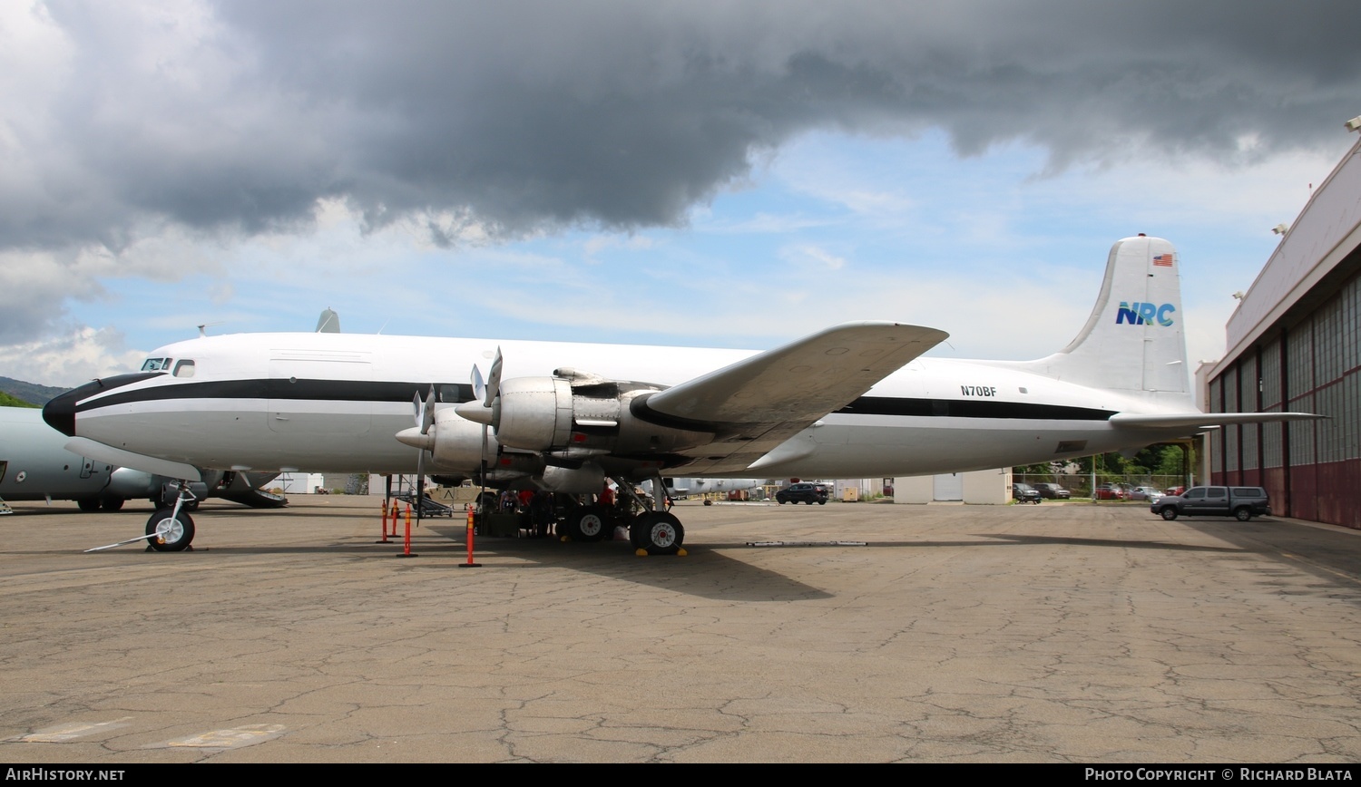 Aircraft Photo of N70BF | Douglas C-118B Liftmaster (DC-6A) | National Response Corporation - NRC | AirHistory.net #632663