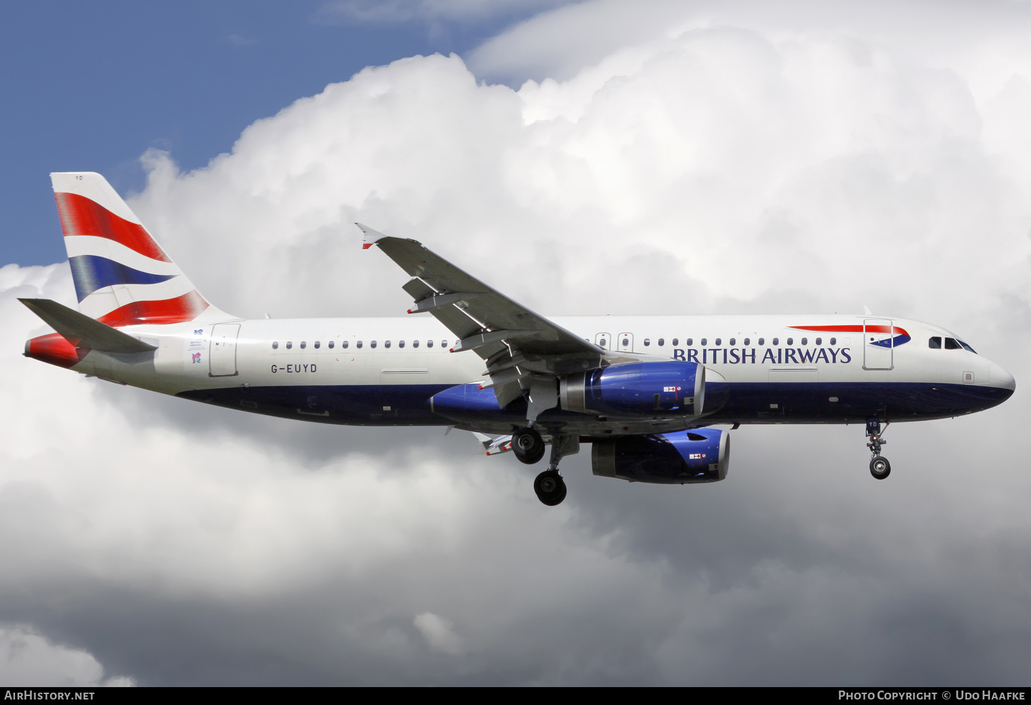 Aircraft Photo of G-EUYD | Airbus A320-232 | British Airways | AirHistory.net #632680