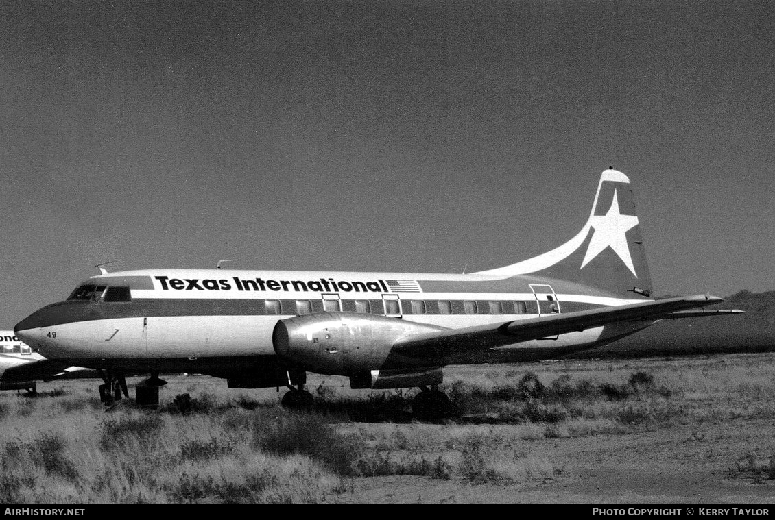 Aircraft Photo of N94249 | Convair 600 | Texas International Airlines | AirHistory.net #632691