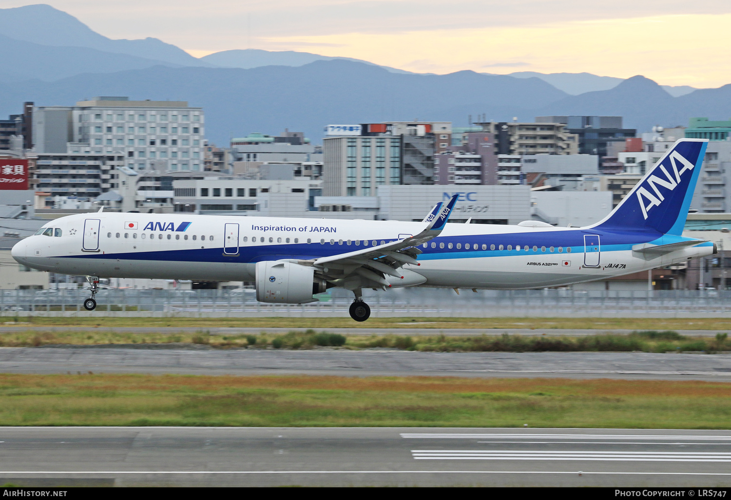 Aircraft Photo of JA147A | Airbus A321-272N | All Nippon Airways - ANA | AirHistory.net #632716