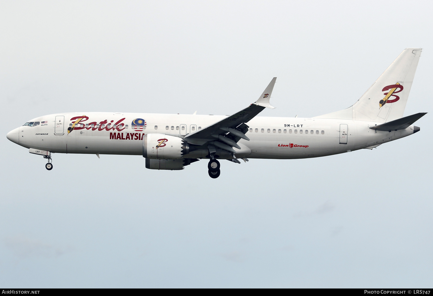 Aircraft Photo of 9M-LRT | Boeing 737-8 Max 8 | Batik Air Malaysia | AirHistory.net #632724