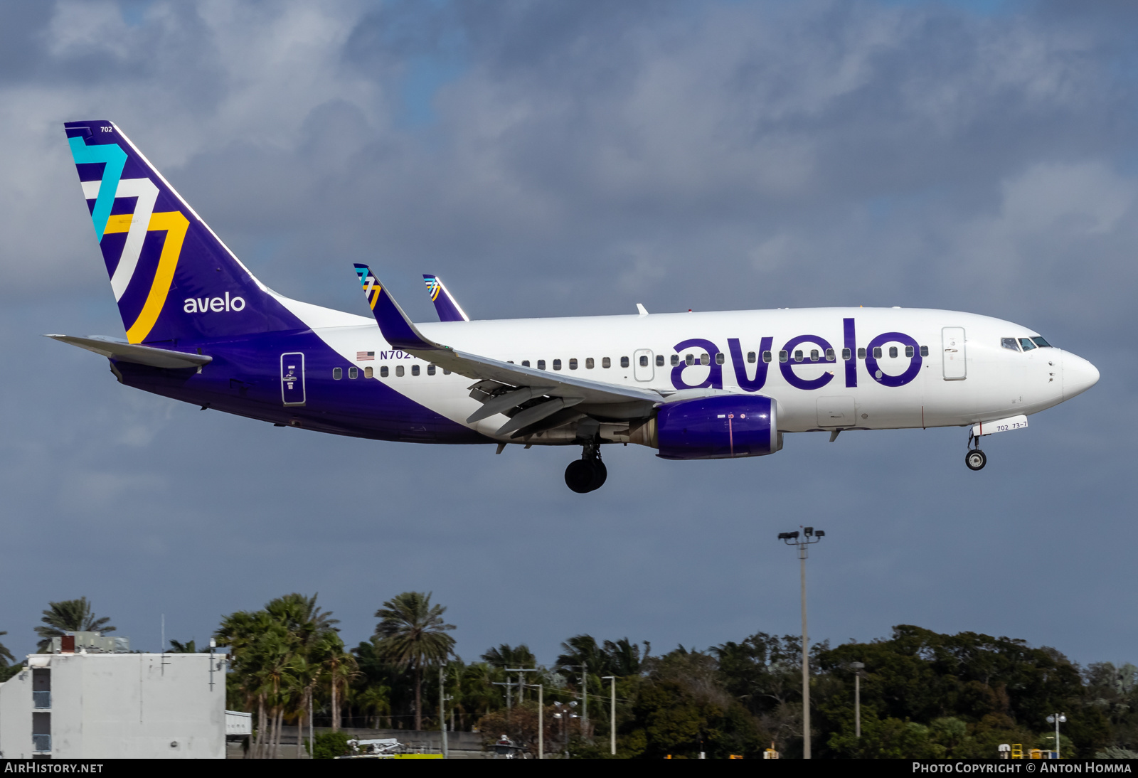 Aircraft Photo of N702VL | Boeing 737-7H4 | Avelo Airlines | AirHistory.net #632739