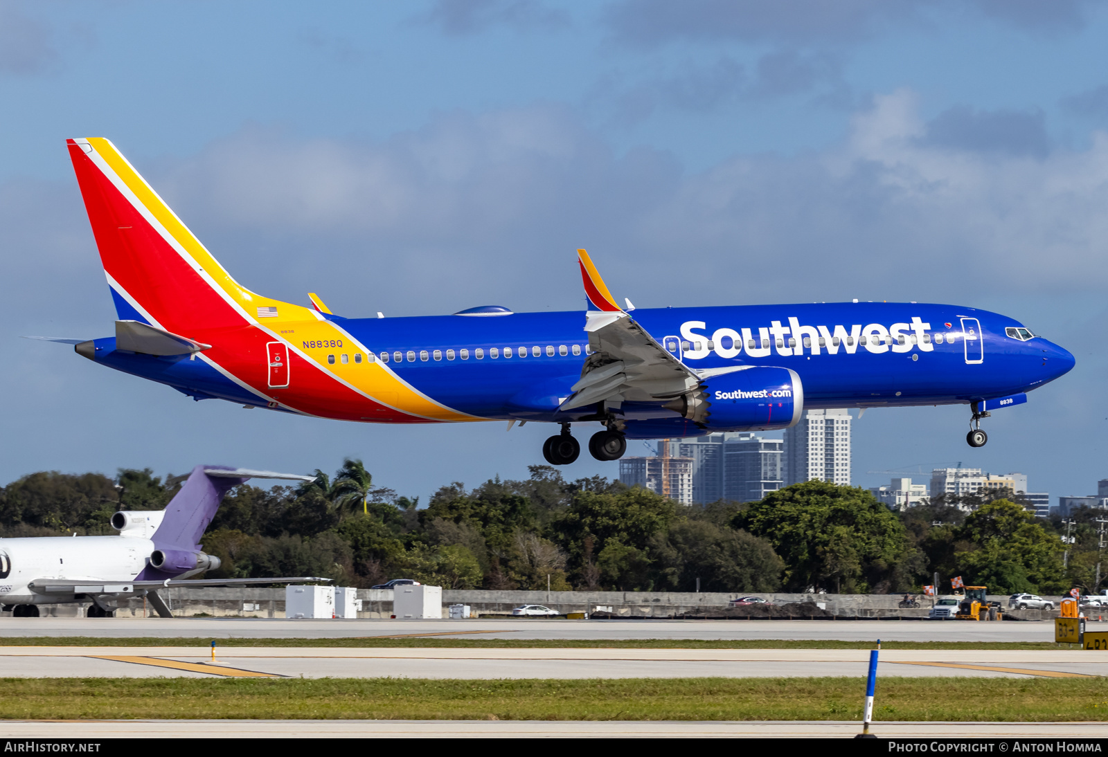 Aircraft Photo of N8838Q | Boeing 737-8 Max 8 | Southwest Airlines | AirHistory.net #632751
