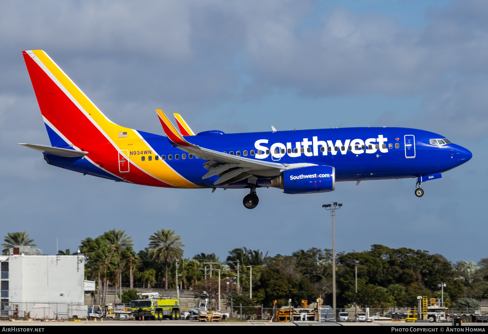 Aircraft Photo of N934WN | Boeing 737-7H4 | Southwest Airlines | AirHistory.net #632755