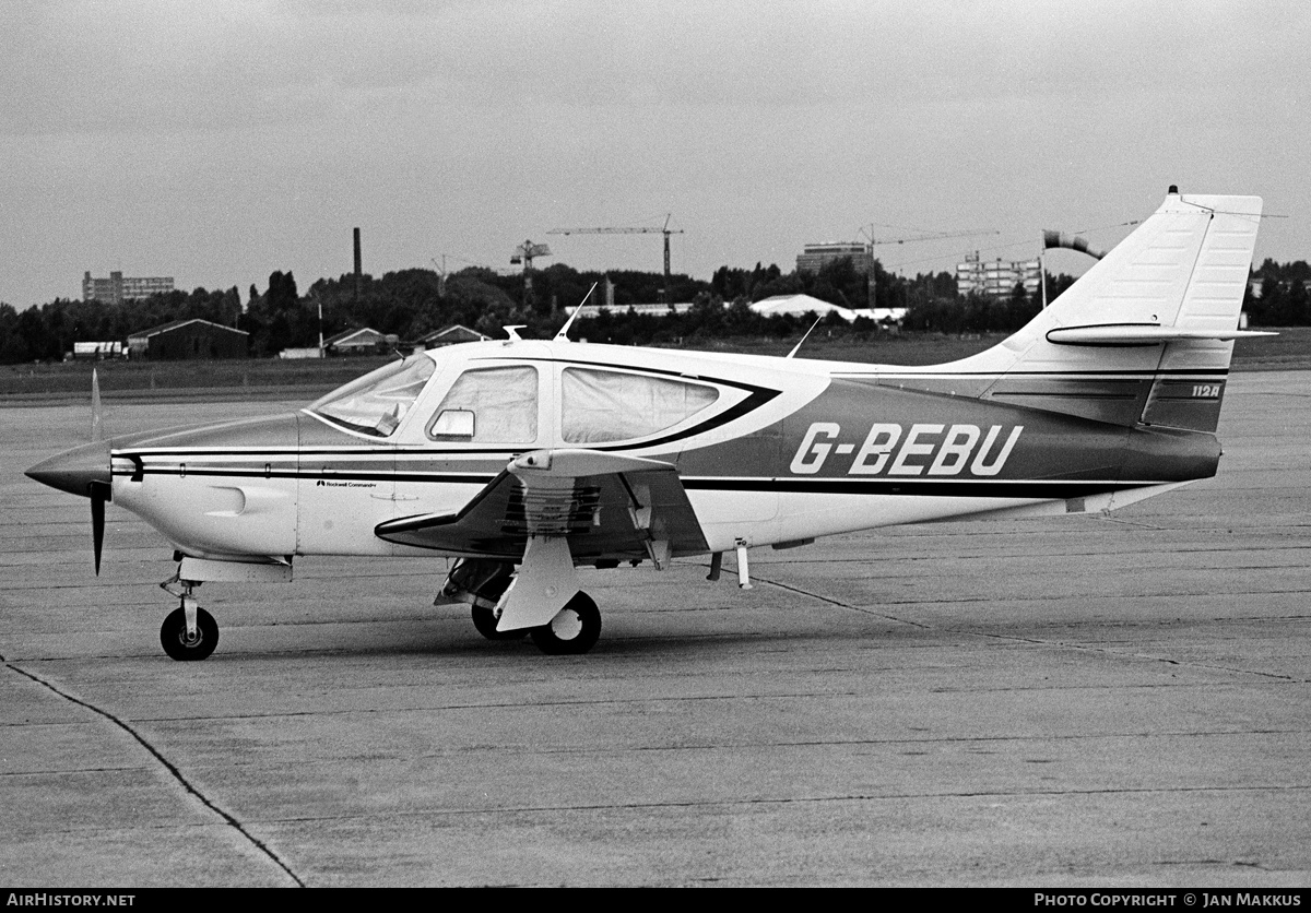 Aircraft Photo of G-BEBU | Rockwell Commander 112A | AirHistory.net #632775