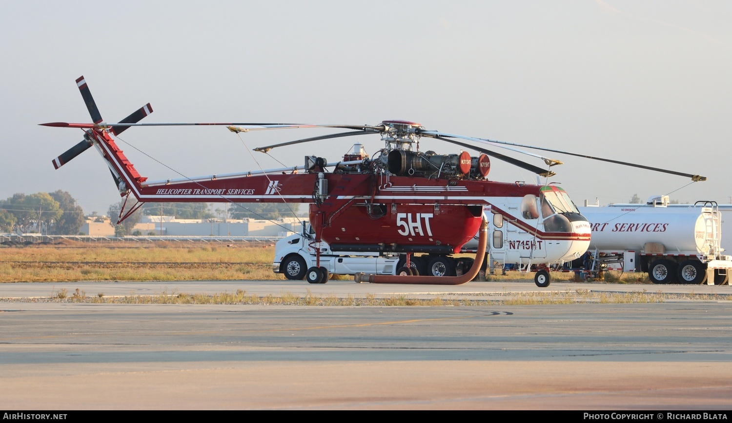 Aircraft Photo of N715HT | Sikorsky CH-54B Tarhe (S-64B) | HTS - Helicopter Transport Services | AirHistory.net #632783