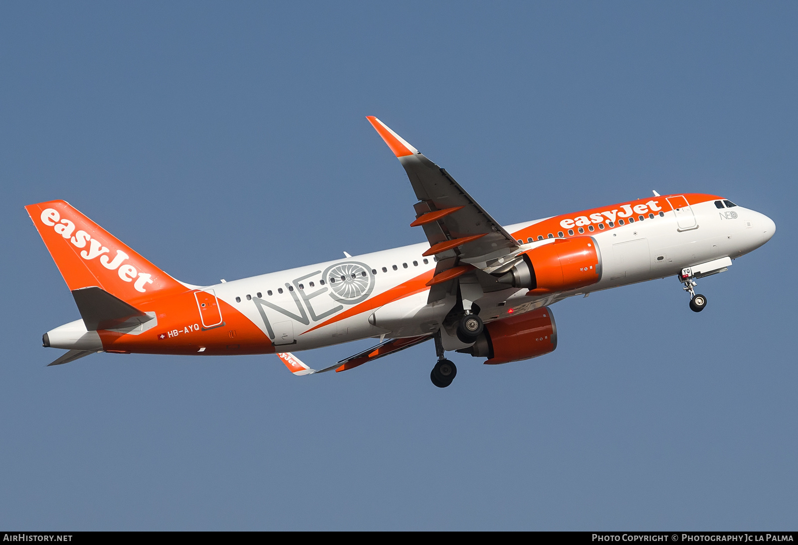 Aircraft Photo of HB-AYQ | Airbus A320-251N | EasyJet | AirHistory.net #632796