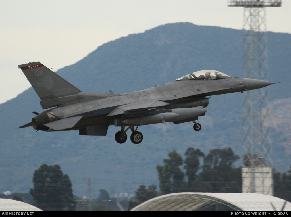 Aircraft Photo of 89-2034 | General Dynamics F-16C Fighting Falcon | USA - Air Force | AirHistory.net #632827