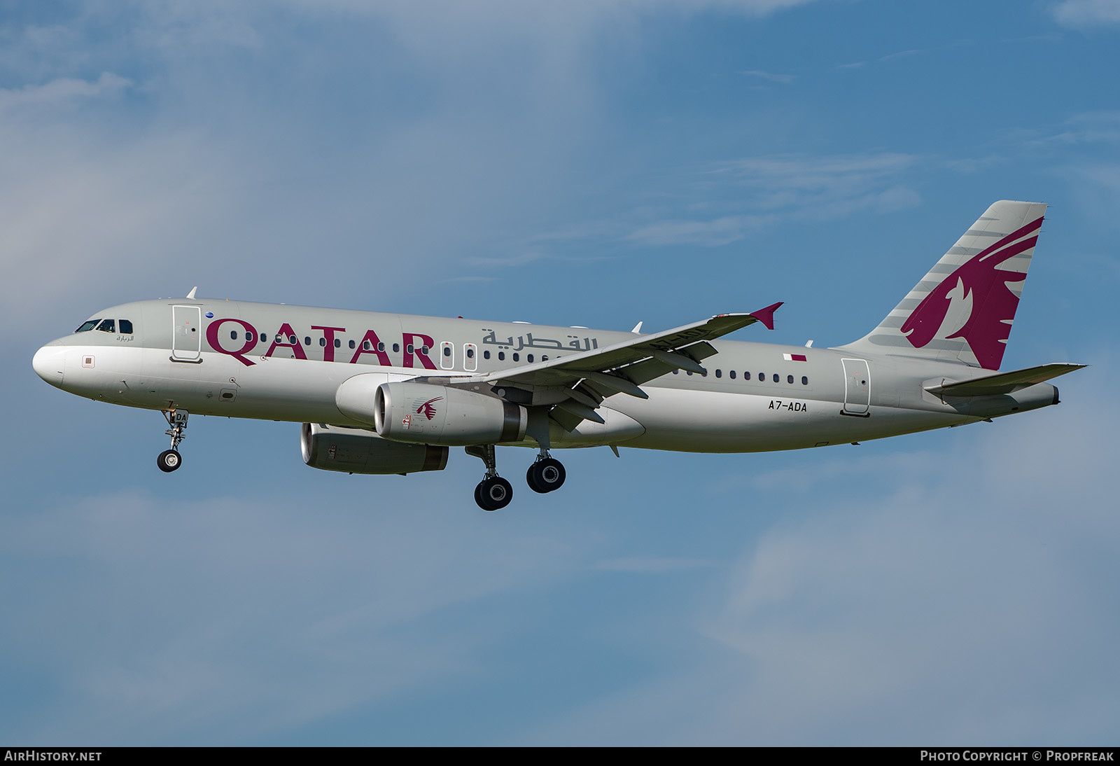 Aircraft Photo of A7-ADA | Airbus A320-232 | Qatar Airways | AirHistory.net #632830