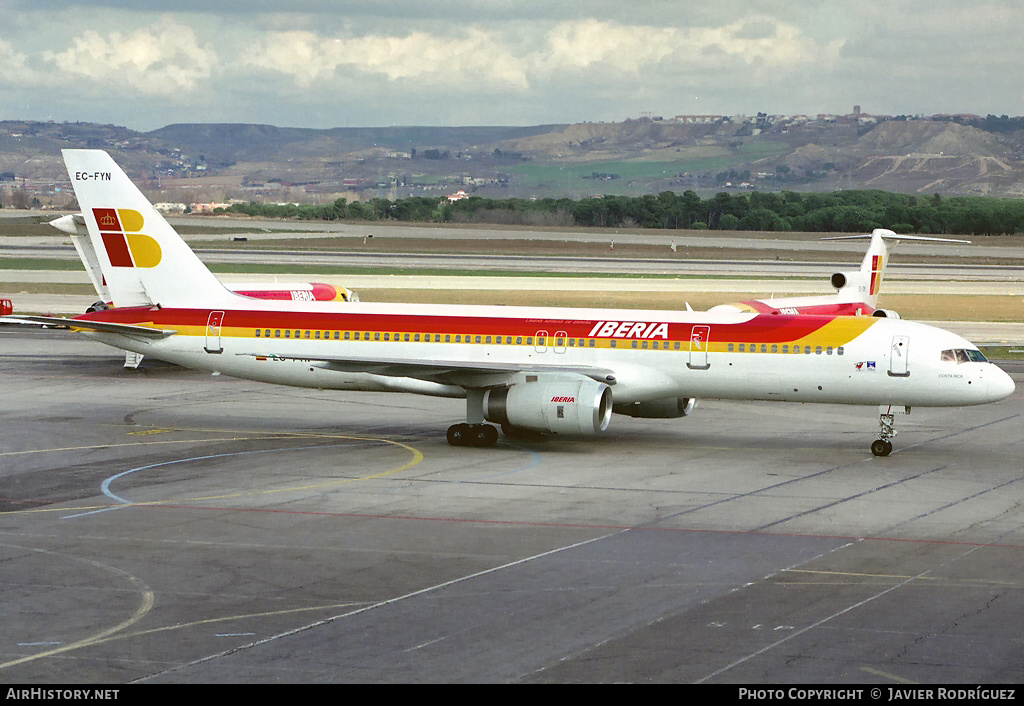 Aircraft Photo of EC-FYN | Boeing 757-256 | Iberia | AirHistory.net #632845