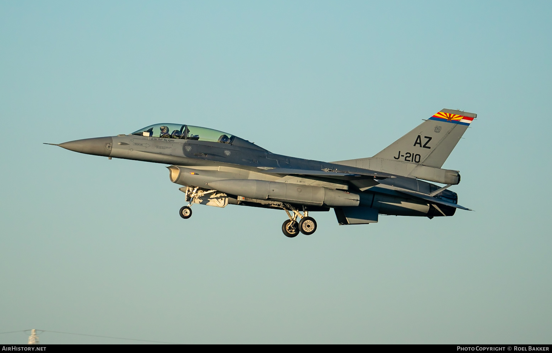 Aircraft Photo of J-210 | General Dynamics F-16BM Fighting Falcon | Netherlands - Air Force | AirHistory.net #632871