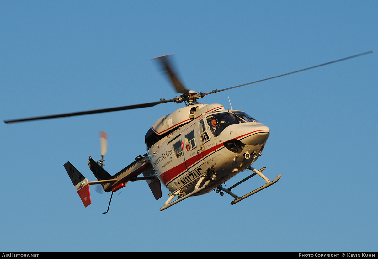 Aircraft Photo of N117UC | MBB-Kawasaki BK-117B-1 | UC Health - University of Cincinnati | AirHistory.net #632880