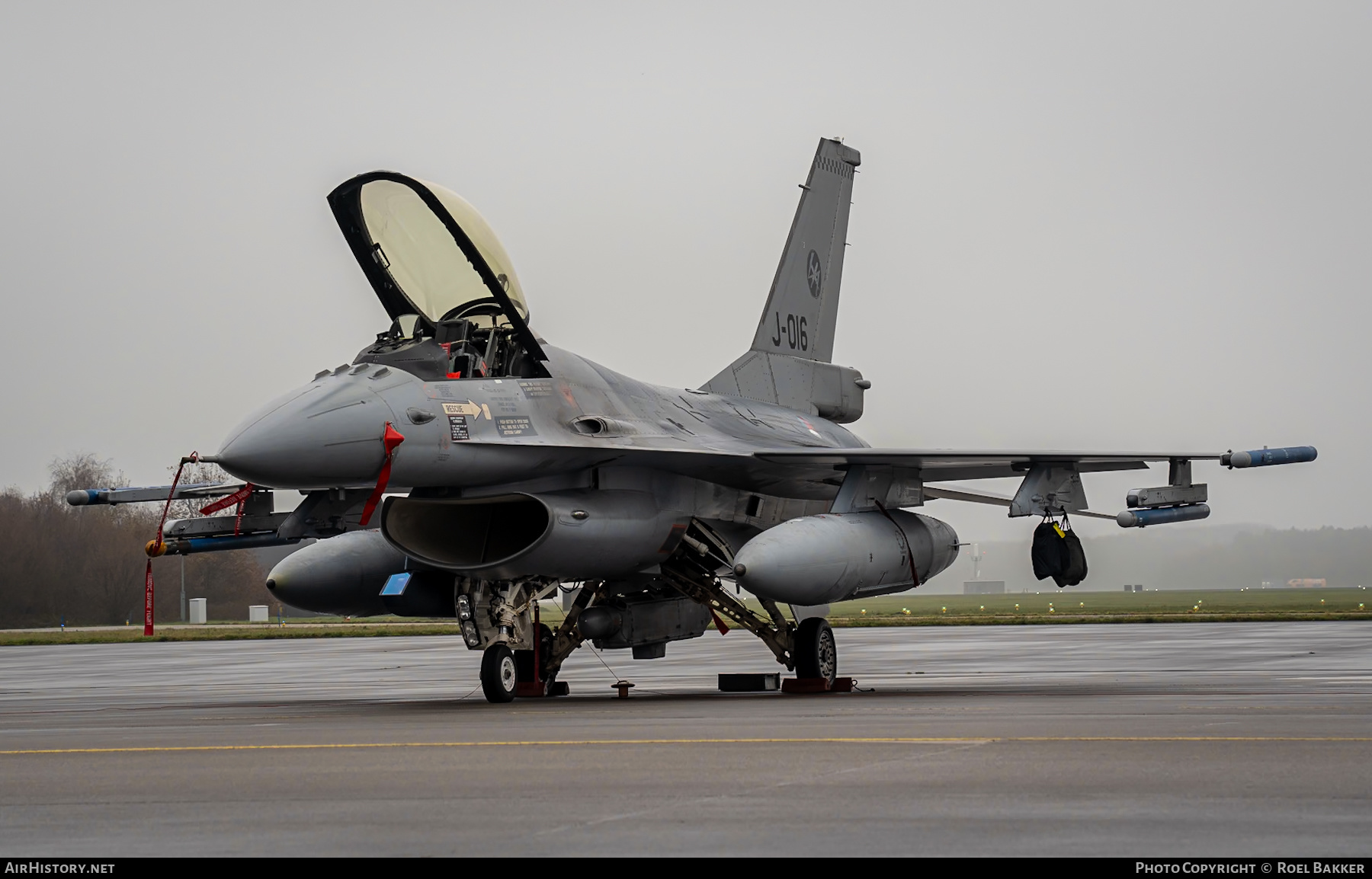 Aircraft Photo of J-016 | General Dynamics F-16AM Fighting Falcon | Netherlands - Air Force | AirHistory.net #632898