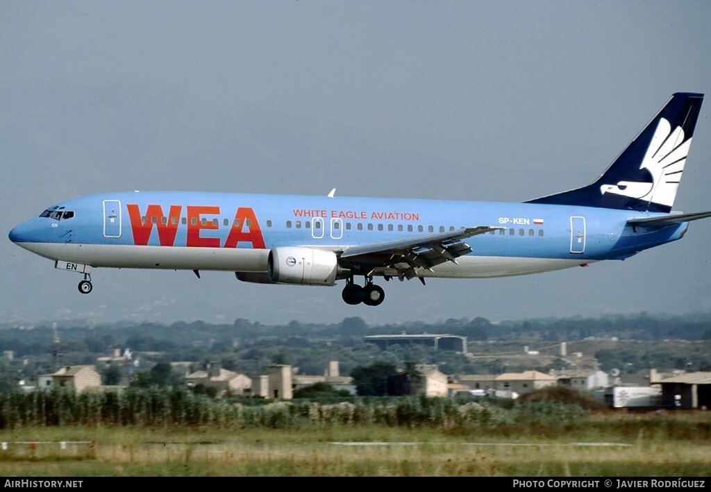 Aircraft Photo of SP-KEN | Boeing 737-4K5 | White Eagle Aviation - WEA | AirHistory.net #632902